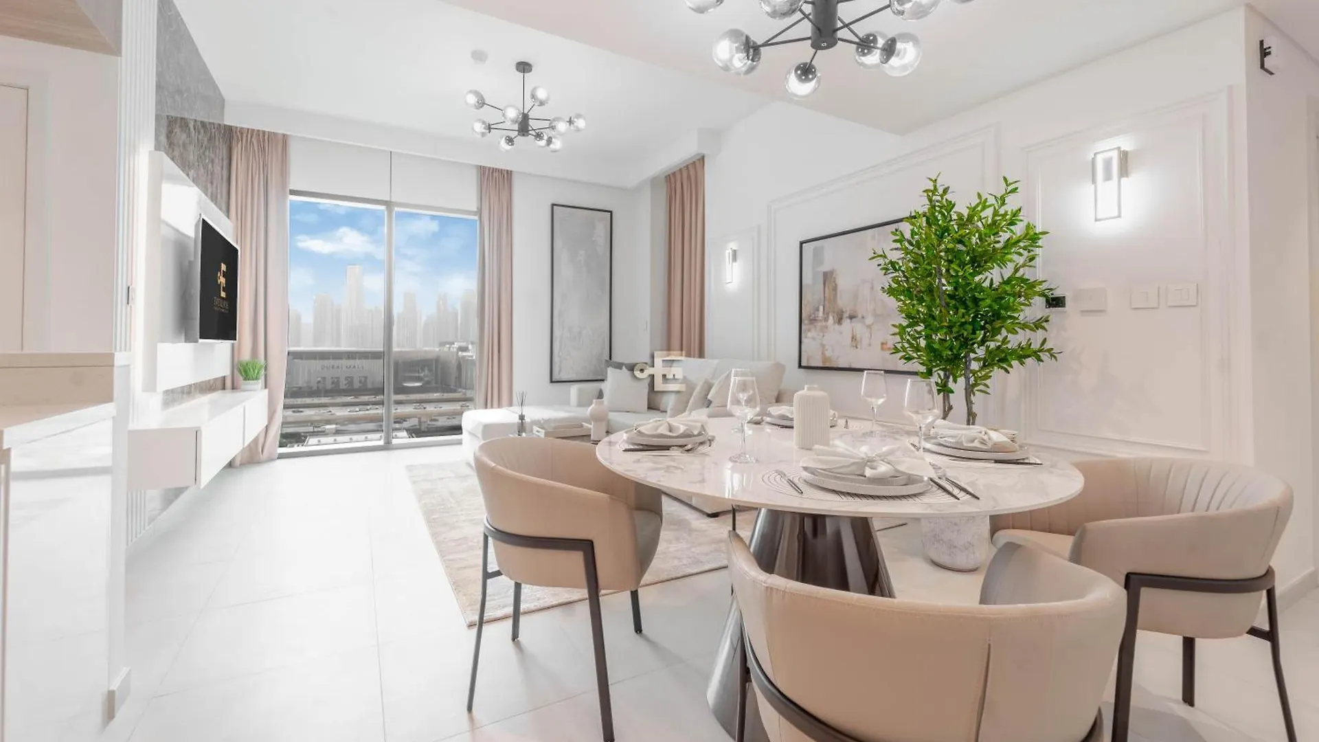 Full Burj Khalifa View 2 Bed In Downtown Dubai Apartman